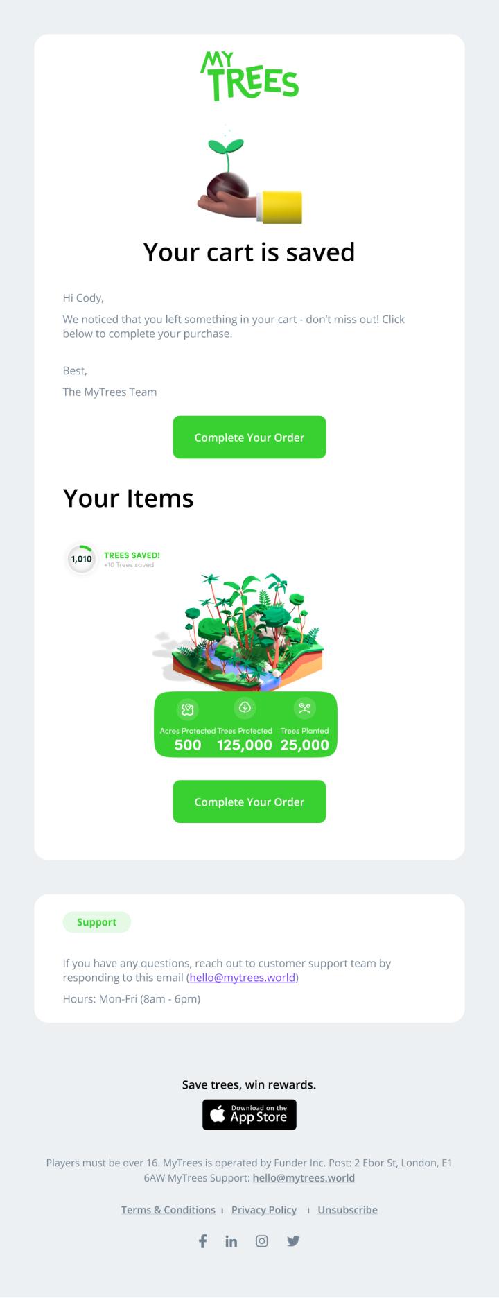 Design for MyTrees